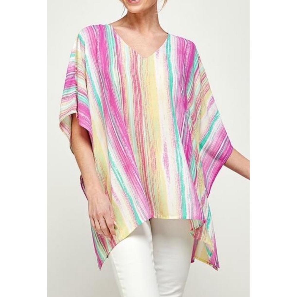 Caramela Celine colorful Oversize Top